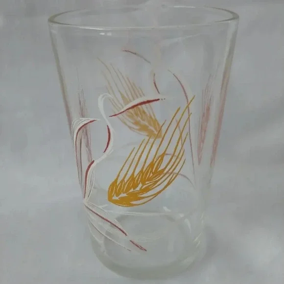 Vintage Harvest Wheat Motif Breakfast Cup - Picture 3 of 8